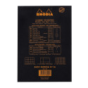 Rhodia blok Black N°-16 80bl 80g Q5x5/ St.
