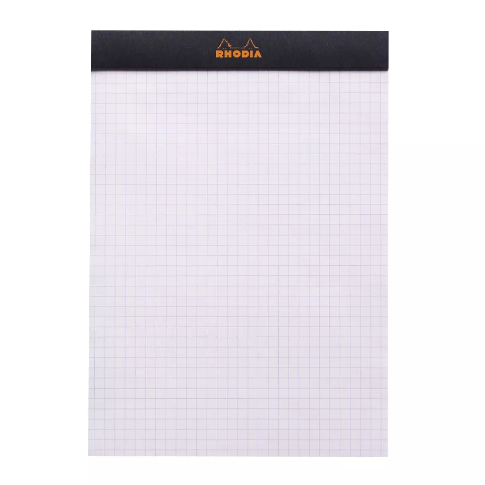 Rhodia Black Head Stapled Pad No16,...