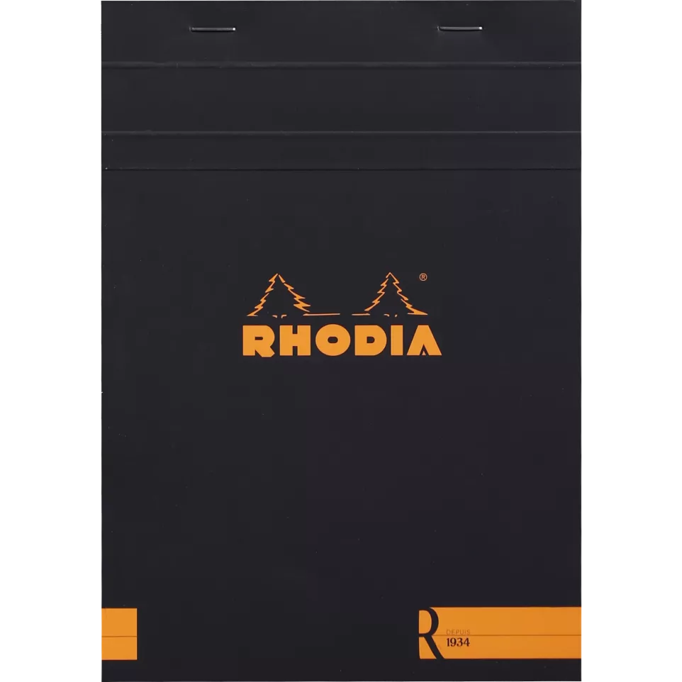 Rhodia Le R Black N°16 70bl 90g uni-/...