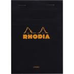 Rhodia Black Head Stapled...