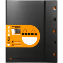Exabook Rhodiactive rechargeable reliure intégrale A4+ 160 pages ligné+MC 80g/ Pce