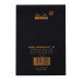 Bloc agrafé Rhodia N°13 10,5x14,8 cm 80 feuillets petits carreaux 5x5 80g/ Pce