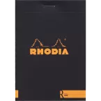 Bloc agrafé Rhodia le R N°12 8,5x12 cm 70 feuillets uni 90g/ Pce