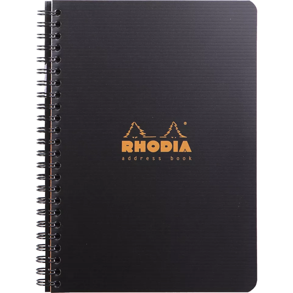 Rhodiactive Adresboek spir. A5 80bl-/...