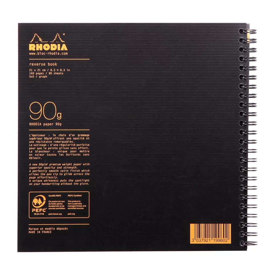 Reversebook Rhodiactive 90g reliure...