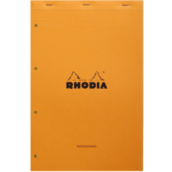 Rhodia Orange Stapl.-pad 80...
