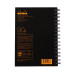 Notebook Rhodia Reliure intégrale rembordée rigide A5 160 pages ligné + marge et cadre en-tête./ Pce