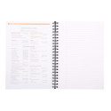 Notebook Rhodia Reliure intégrale rembordée rigide A4 160 pages ligné + marge et cadre en-tête./ Pce
