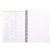 Notebook Rhodia Reliure intégrale rembordée rigide A4 160 pages ligné + marge et cadre en-tête./ Pce