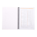 Notebook Rhodia Reliure intégrale rembordée rigide A4 160 pages ligné + marge et cadre en-tête./ Pce