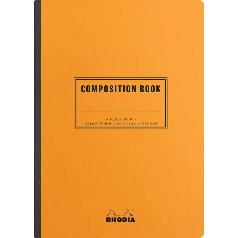 Rhodia Composition Book Orange, A5,...