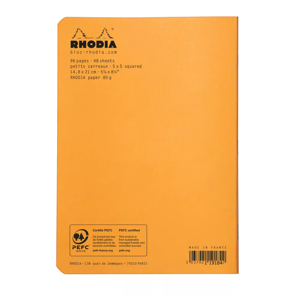 Cahier piqué O&B Rhodia Classic...