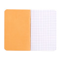 Notitiebk Orange 7,5-x12 24bl 80g  Q5x5/ St.