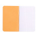 Notitiebk Orange 7,5-x12 24bl 80g  Q5x5/ St.