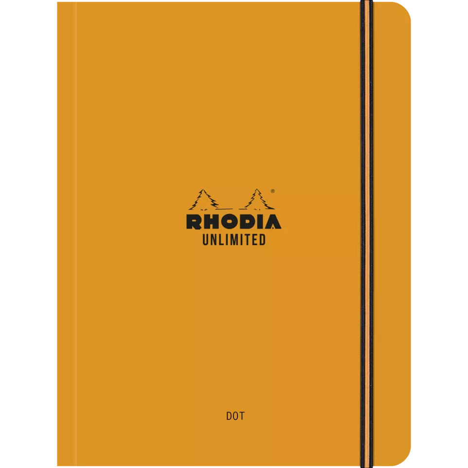 Unlimited ORANGE Rho-dia Notebk A5+...