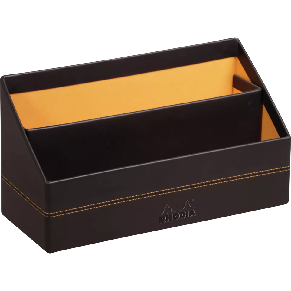 Rhodiarama porte-courrier simili cuir...