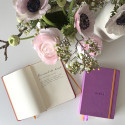 Rhodia Glbk hardc A5- 120bl 90g DOT lila/ St.