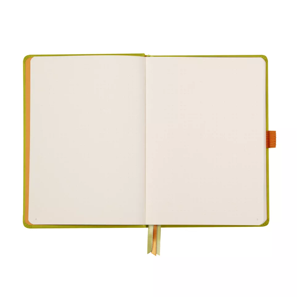 Rhodia Glbk hardc A5- 120bl 90g DOT...