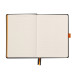 Rhodia Glbk hardc A5- 120bl 90g DOT zwart/ St.