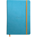 Rhodiarama rigide A5- uni TURQUOISE 192p/ Pc.