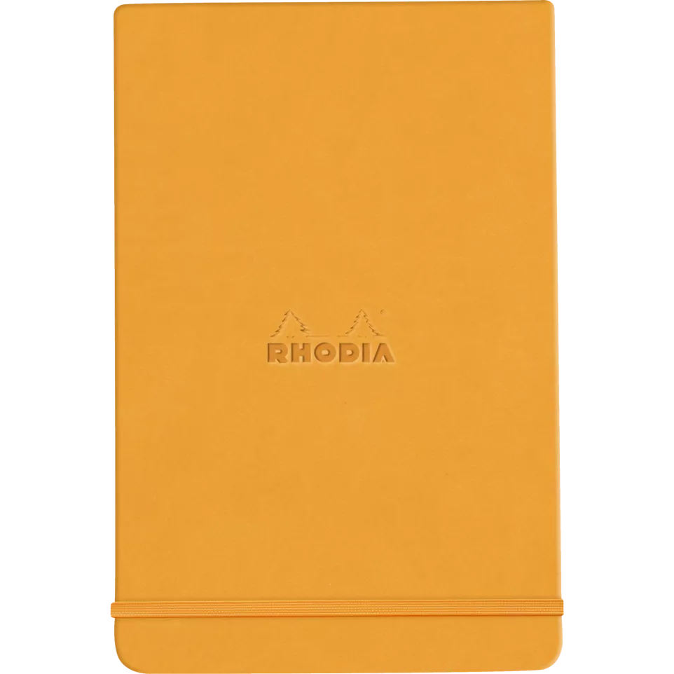 Rhodiarama webnotepad A5 L oranje-/ St.