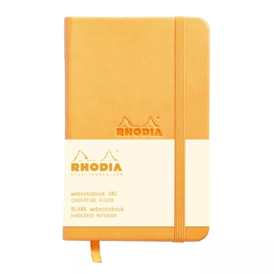 Webnotebook Orange A6 96bl 90g uni-/ St.