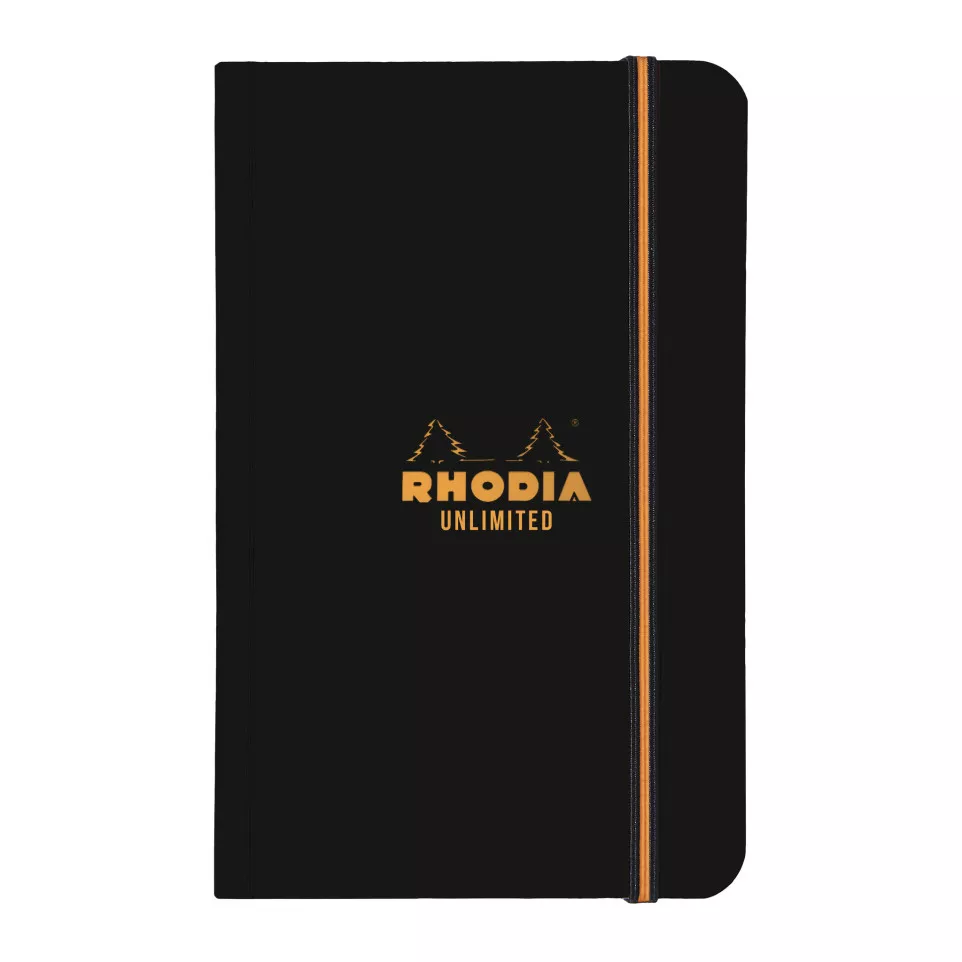 Rhodia Unlim.20x Bla-ck 9x14 60bl...