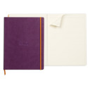 Rhodiarama cahier souple A4+ 160 pages ligné papier ivoire 90g/ Pce