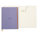Rhodiarama cahier souple A4+ 160 pages ligné papier ivoire 90g/ Pce