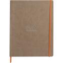 Rhodiarama cahier souple A4+ 160 pages ligné papier ivoire 90g/ Pce