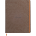 RhodiaramaSchrift A4-+ 80bl 90g L choco/ St.