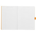 RHODIA GOALBOOK SOFT- WIT A5 DOT ZILVER/ St.