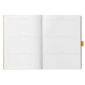 RHODIA GOALBOOK SOFT- WIT A5 DOT ZILVER/ St.