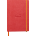 Rhodiarama carnet souple A5 160 pages dot papier ivoire 90g fermeture élastique/ Pce