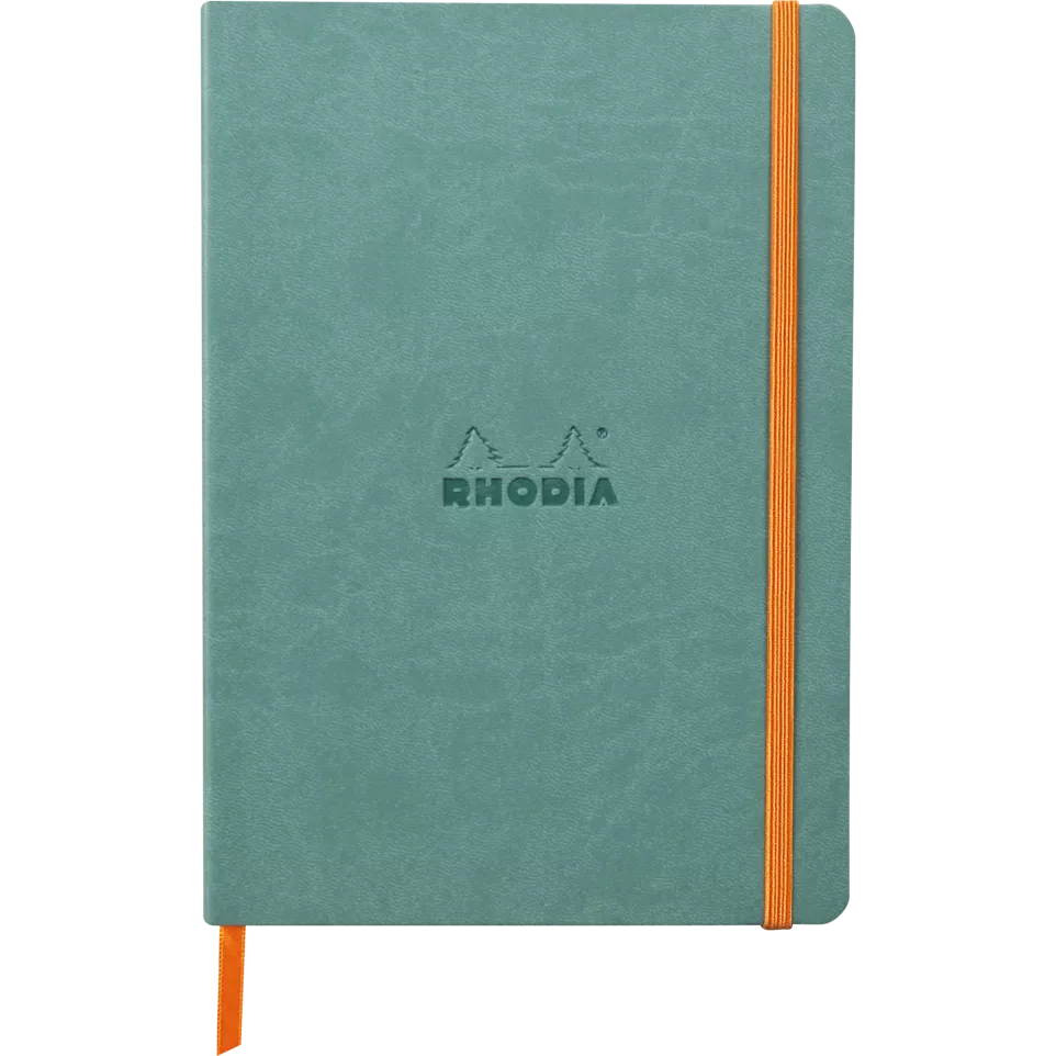 Rhodiar soepel A5 do-t aquablauw 80bl...