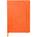 Rhodiarama carnet souple A5 160 pages ligné papier ivoire 90g fermeture élastique/ Pce