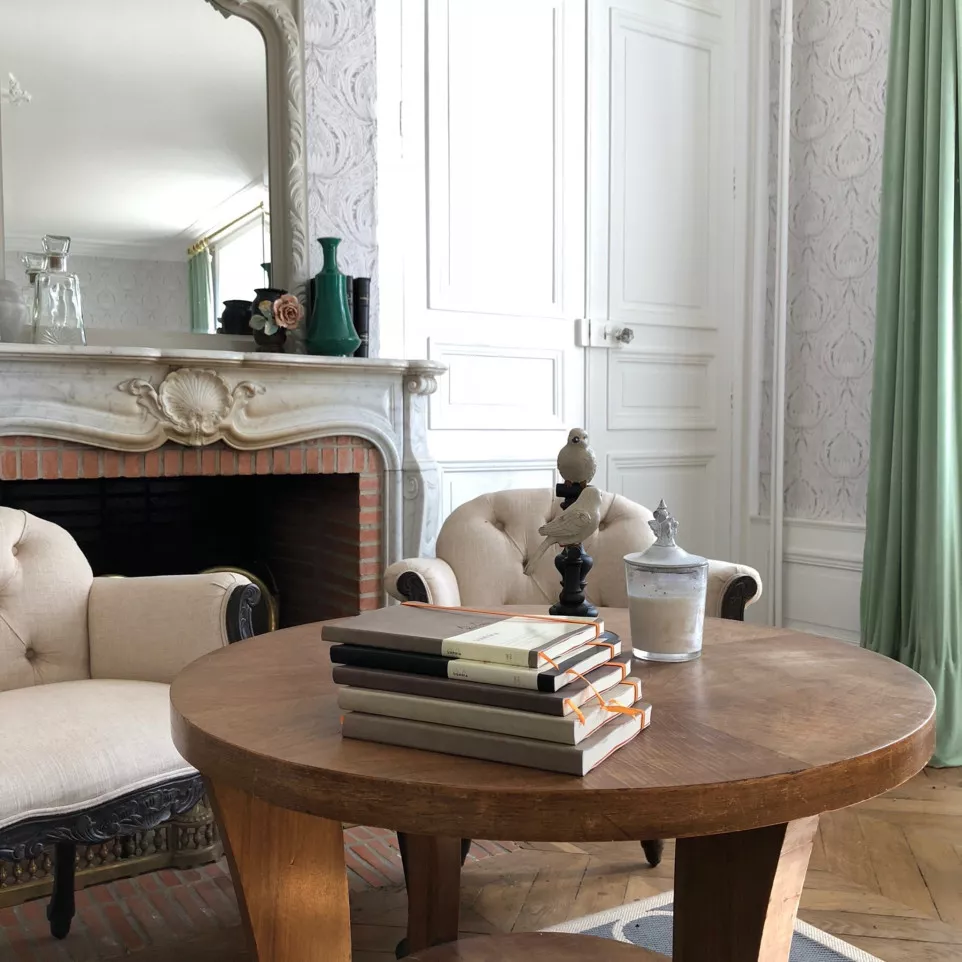 Rhodiarama A5 80bl 90g lijn saphir-/ St.