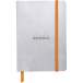 Rhodiarama carnet souple A6 144 pages ligné papier ivoire 90g fermeture élastique/ Pce