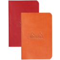 Rhodiarama 2 Minibooks souples 7x10,5 cm 64p L papier ivoire 90g/ Pce