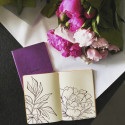 Rhodiarama A5 64bl 90g DOT violet-/ St.