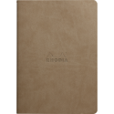 Rhodiarama A5 64bl 90g DOT taupe-/ St.