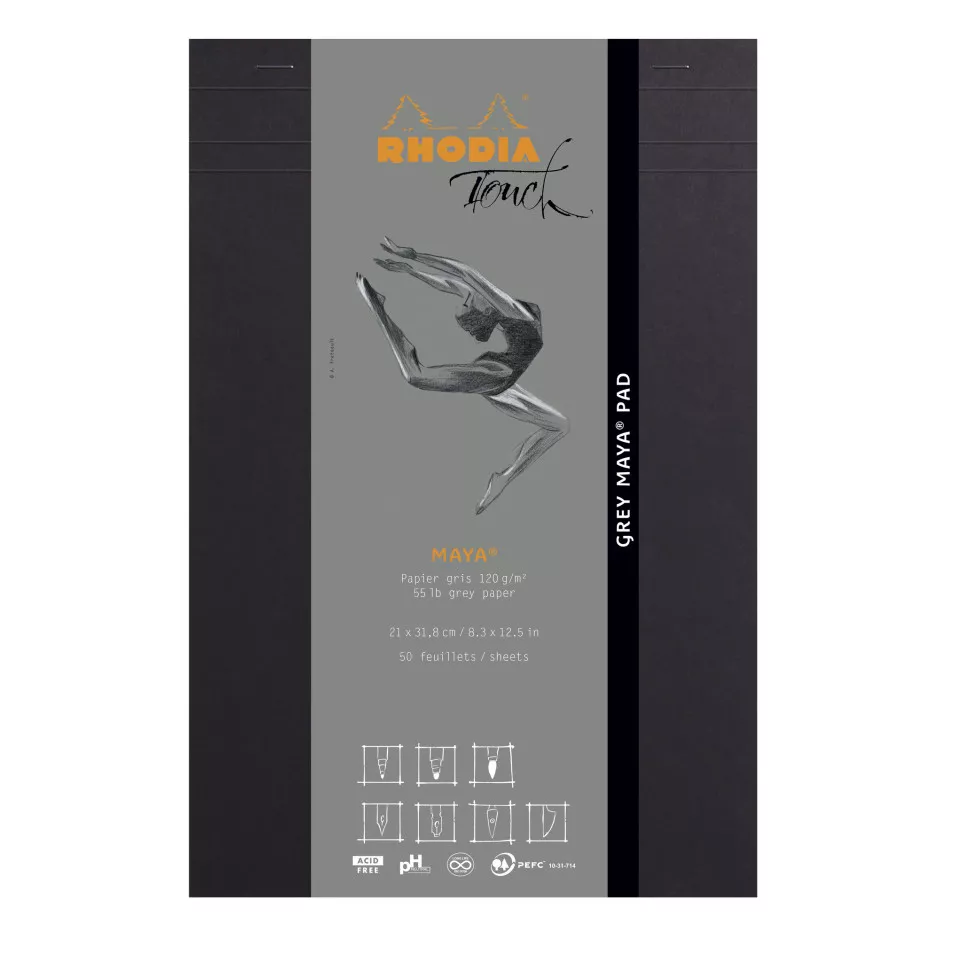 Clairefontaine Rhodia Touch Grey Maya...