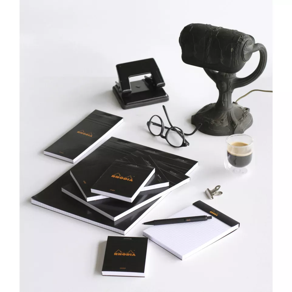Rhodia blok Black N10 80bl 80g Q5x5-/...