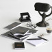 Rhodia Black Head Stapled Pad No10, 5x5 Squared, 52x75/ Pc.