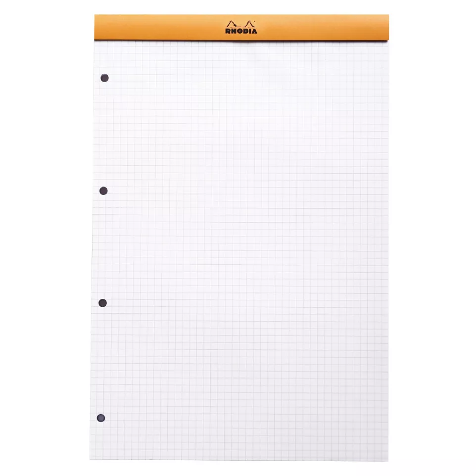 Bloc agrafé Rhodia N°20 21x31,8 cm...