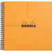 Rhodia Reverse Book Wirebound, 5x5 Squared, 210x210, Assorted/ Pc.