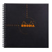 Rhodia Reverse Book Wirebound, 5x5 Squared, 210x210, Assorted/ Pc.