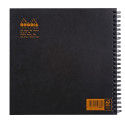 Rhodia Reverse Book Wirebound, 5x5 Squared, 210x210, Assorted/ Pc.