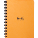 Meeting book Rhodia Classic reliure intégrale O&B 16x21 cm 160 pages détachables 90g/ Pce
