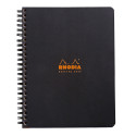 Meeting book Rhodia Classic reliure intégrale O&B 16x21 cm 160 pages détachables 90g/ Pce